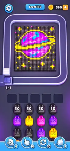Pixel Flow Gameplay Level Concept 4