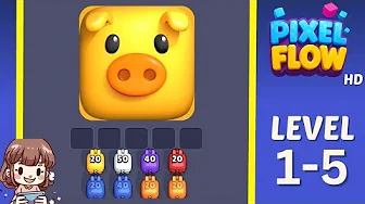 Pixel Flow Level 1-5 Solution: Complete Walkthrough & Guide