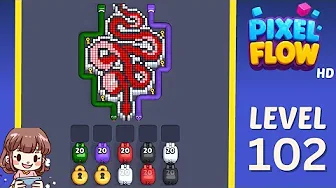 Pixel Flow Level 102 Solution: Complete Walkthrough & Guide