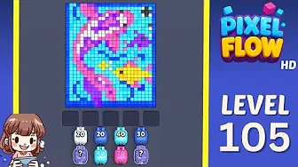 Pixel Flow Level 105 Solution & Walkthrough Guide