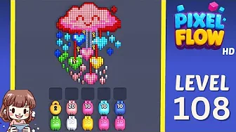 Pixel Flow Level 108 Solution & Walkthrough Guide