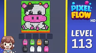Pixel Flow Level 113 Solution & Walkthrough Guide
