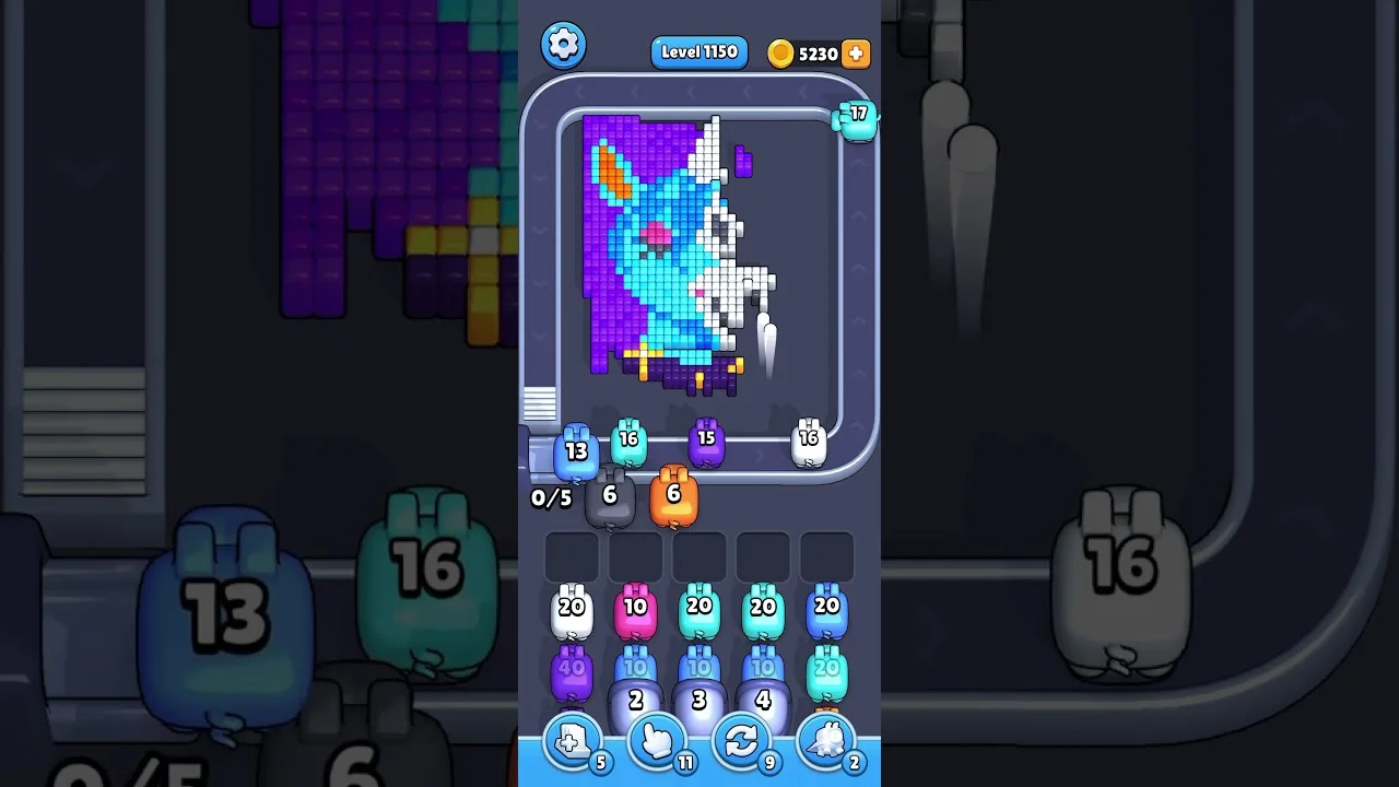 Pixel Flow Level 1150 Solution & Walkthrough Guide