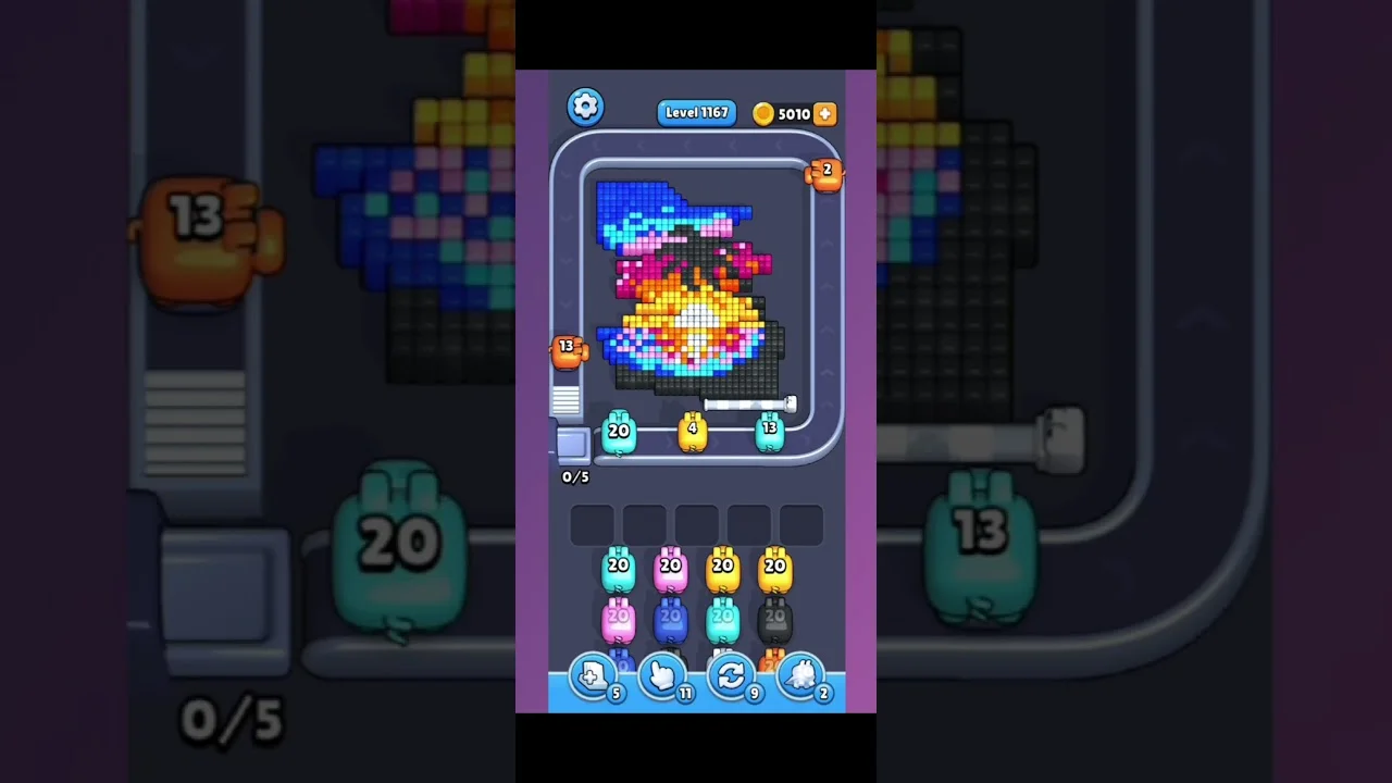 Pixel Flow Level 1167 Solution: Complete Walkthrough & Guide