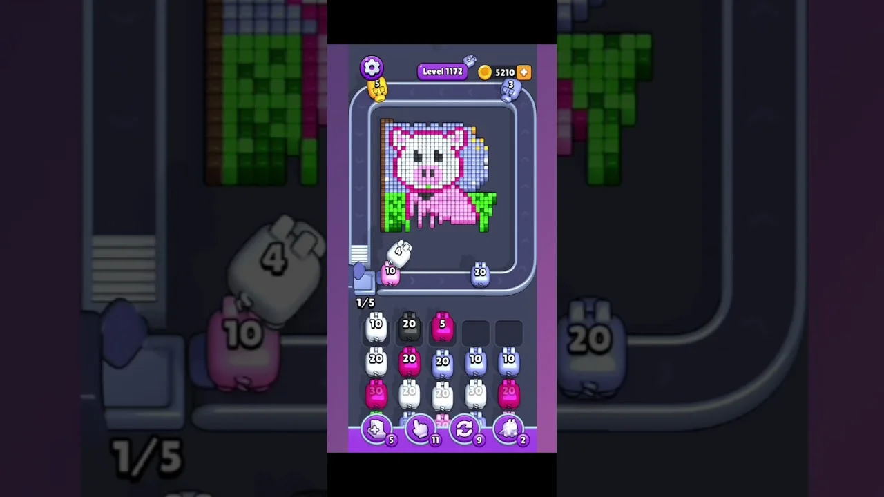 Pixel Flow Level 1172 Solution & Complete Walkthrough Guide