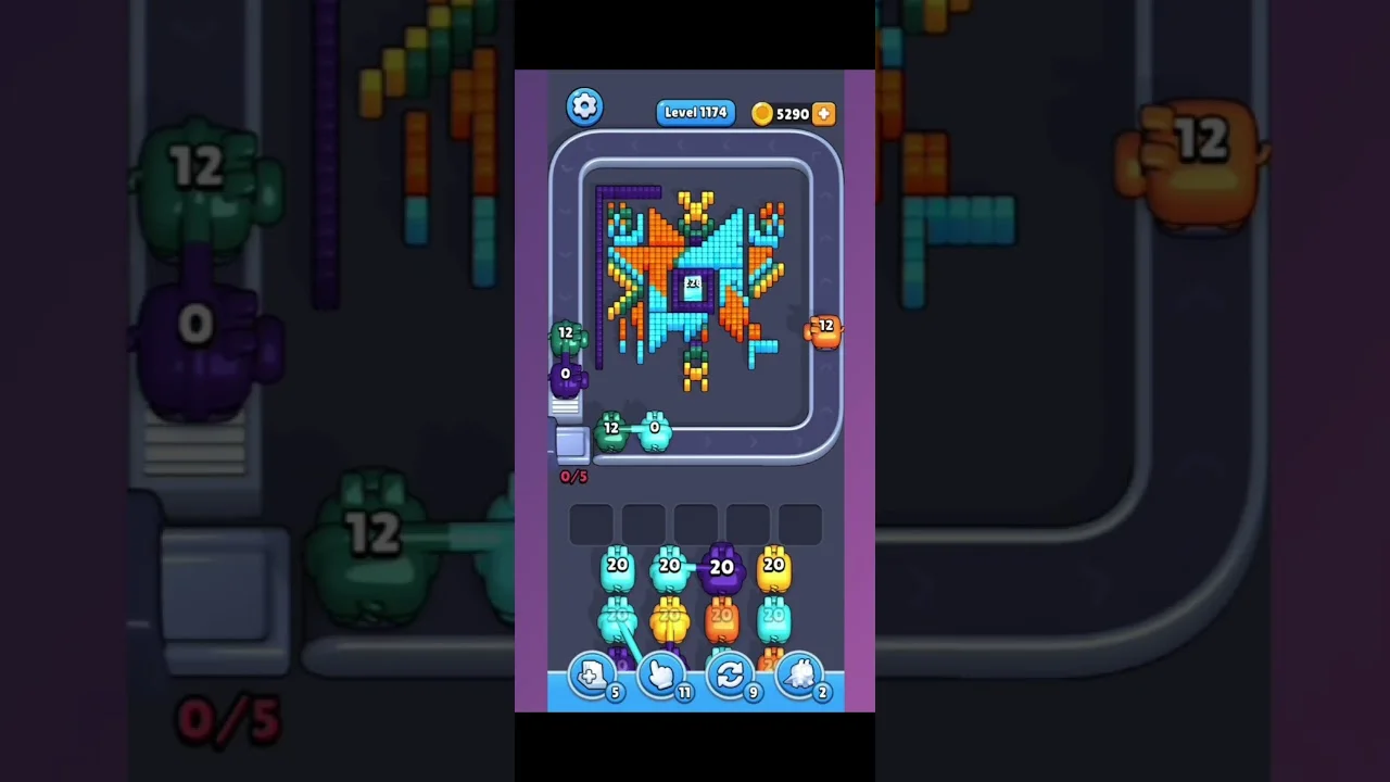 Pixel Flow Level 1174 Solution & Complete Walkthrough Guide