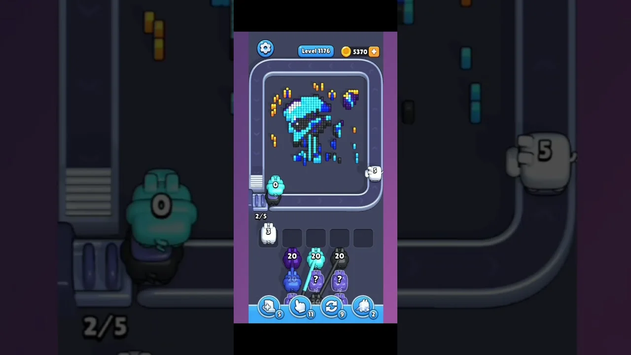 Pixel Flow Level 1176 Solution & Complete Walkthrough Guide