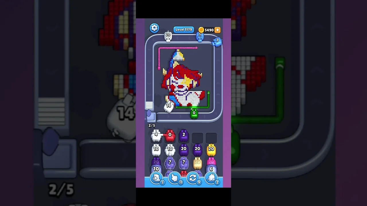 Pixel Flow Level 1179 Solution: Complete Walkthrough & Guide