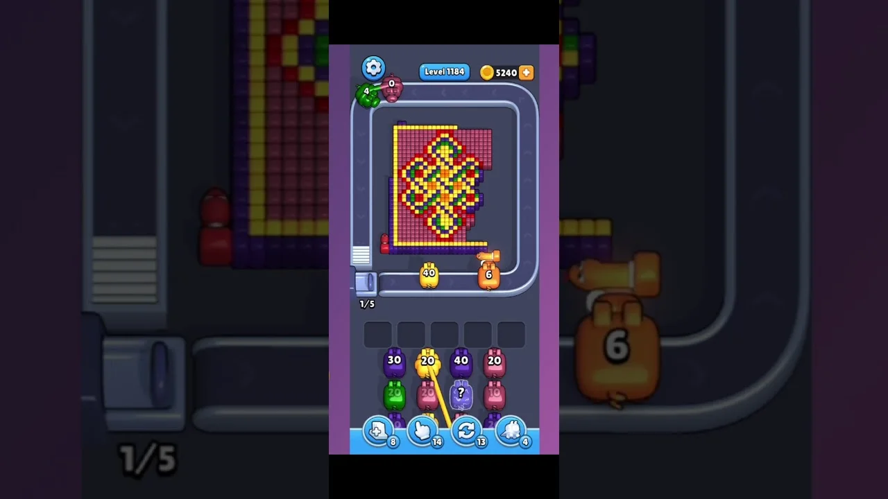Pixel Flow Level 1184 Solution: Complete Walkthrough & Guide