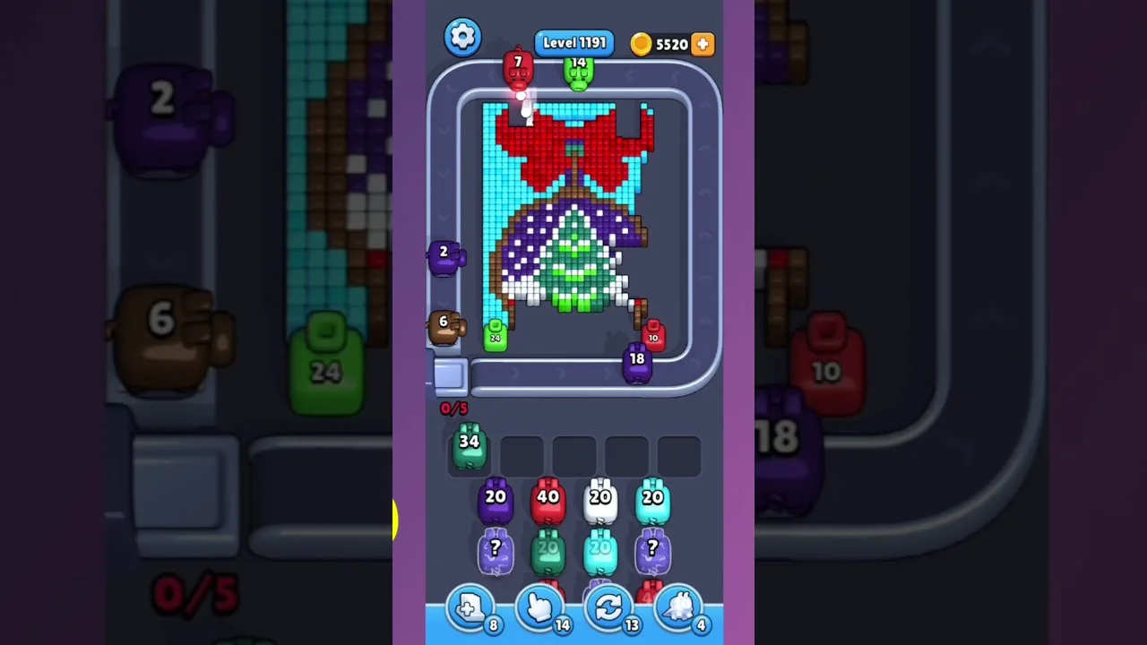 Pixel Flow Level 1191 Solution: Complete Walkthrough & Guide