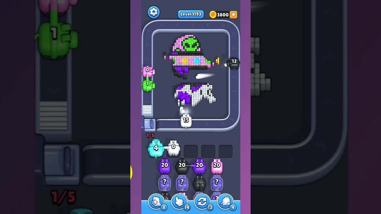 Pixel Flow Level 1193 Solution: Complete Walkthrough & Guide