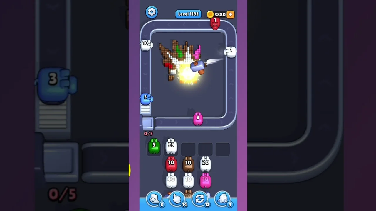 Pixel Flow Level 1195 Solution: Complete Walkthrough & Guide