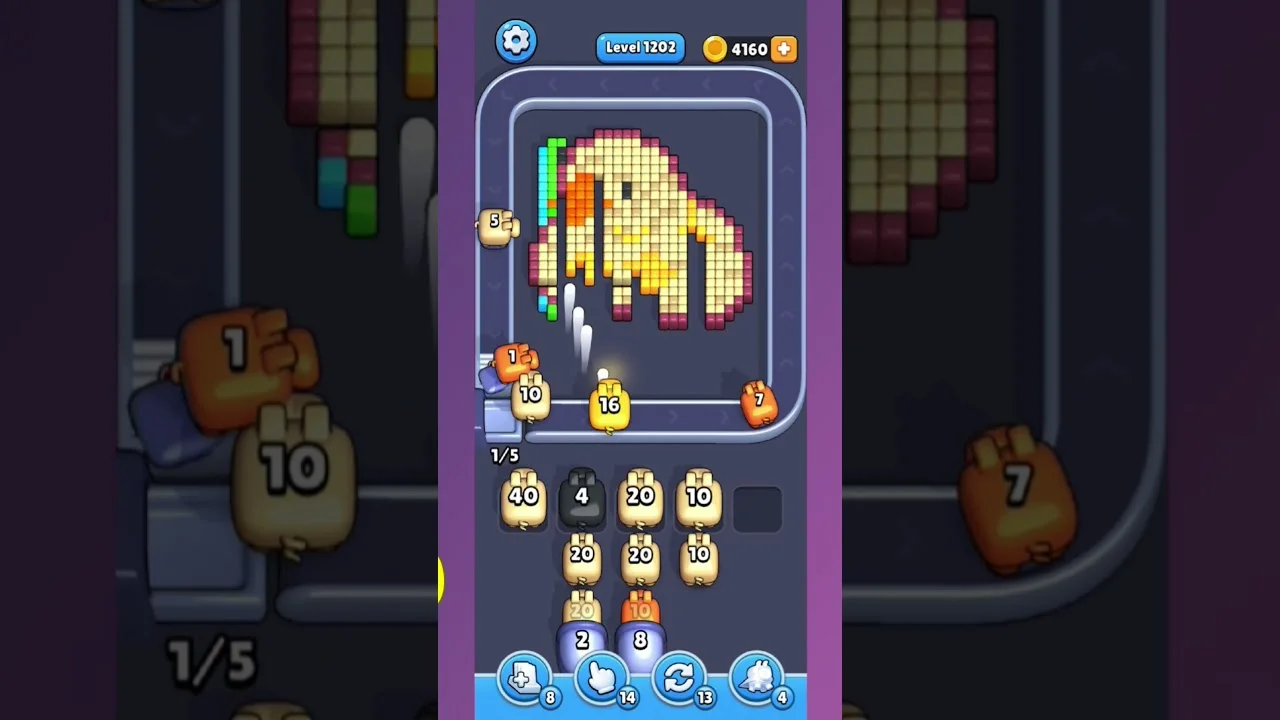 Pixel Flow Level 1202 Solution: Complete Walkthrough & Guide