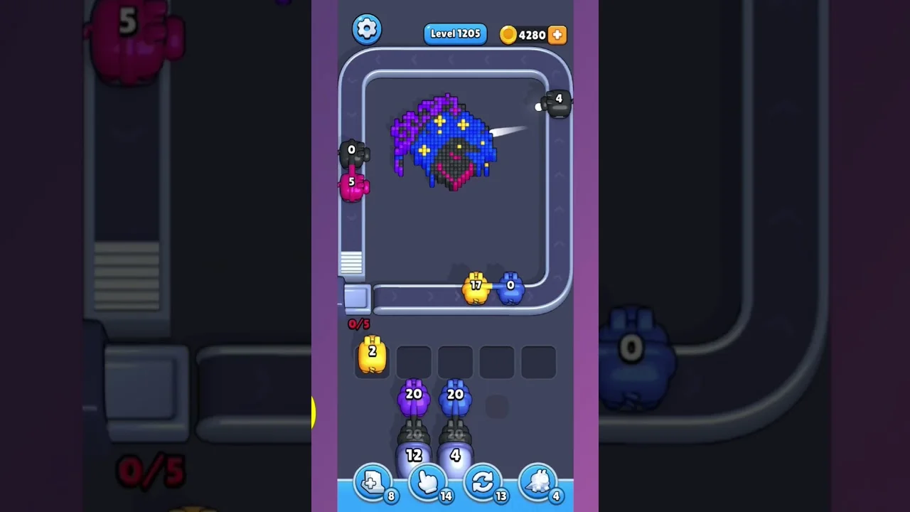 Pixel Flow Level 1205 Solution: Complete Walkthrough & Guide