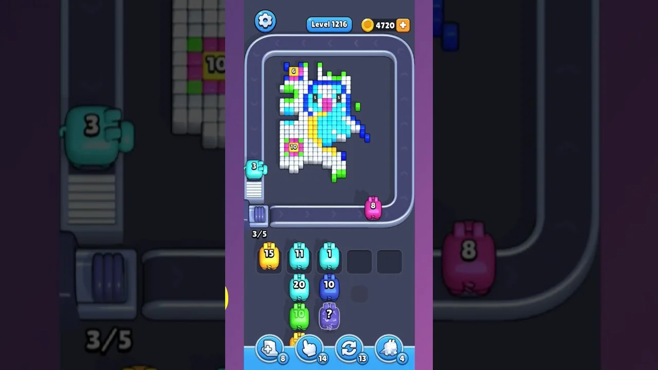 Pixel Flow Level 1216 Solution: Complete Walkthrough & Guide