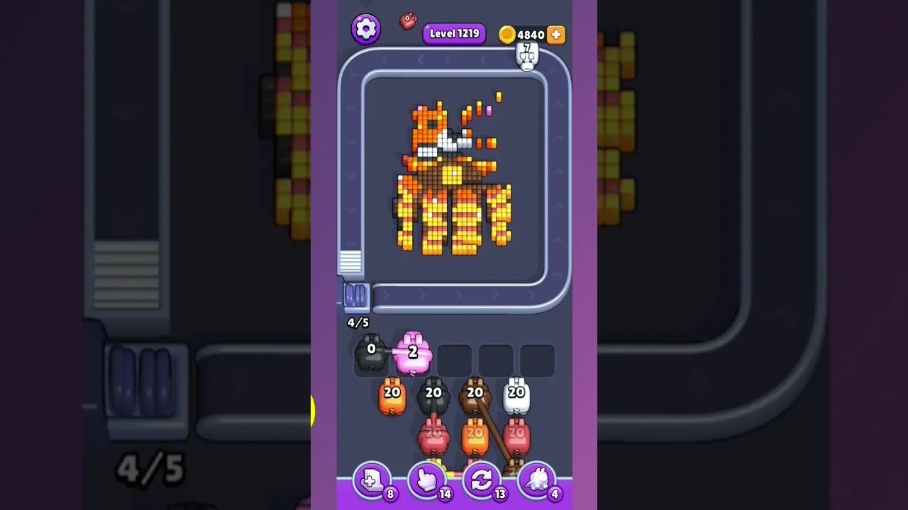 Pixel Flow Level 1219 Solution: Complete Walkthrough & Guide