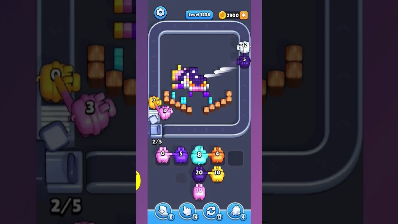 Pixel Flow Level 1238 Solution: Complete Walkthrough & Guide