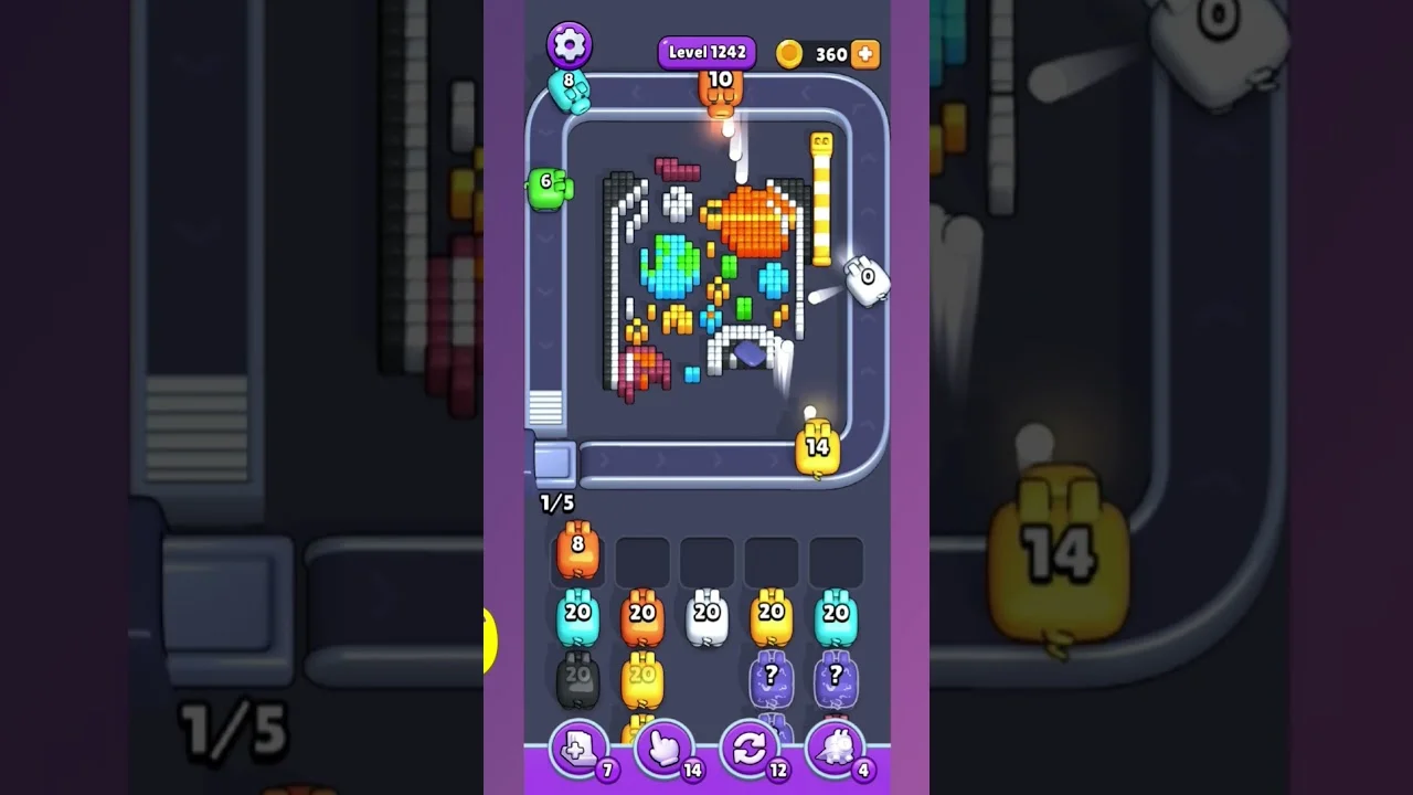 Pixel Flow Level 1242 Solution: Complete Walkthrough Guide