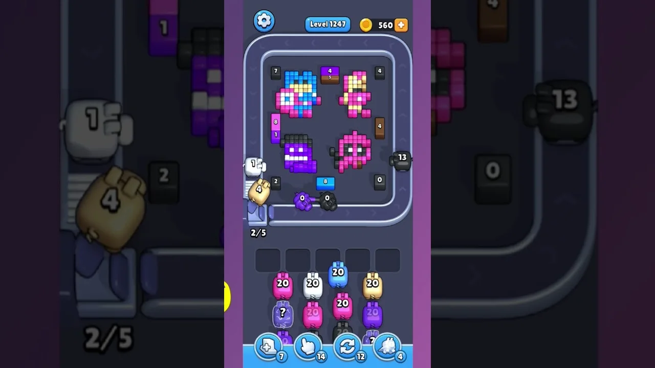 Pixel Flow Level 1247 Solution: Complete Walkthrough & Guide
