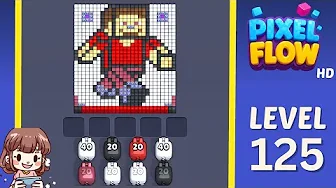 Pixel Flow Level 125 Solution & Walkthrough Guide