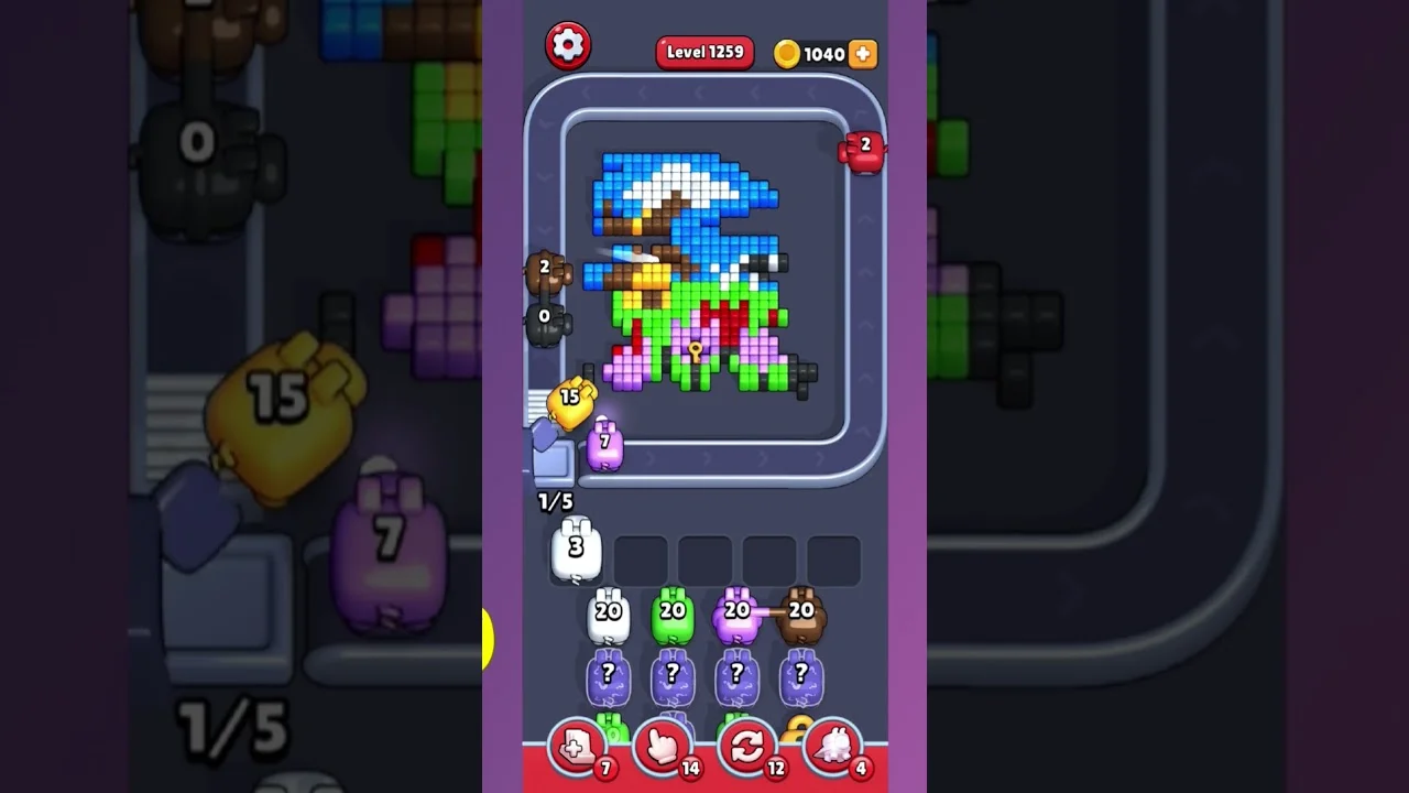 Pixel Flow Level 1259 Solution: Complete Walkthrough & Guide