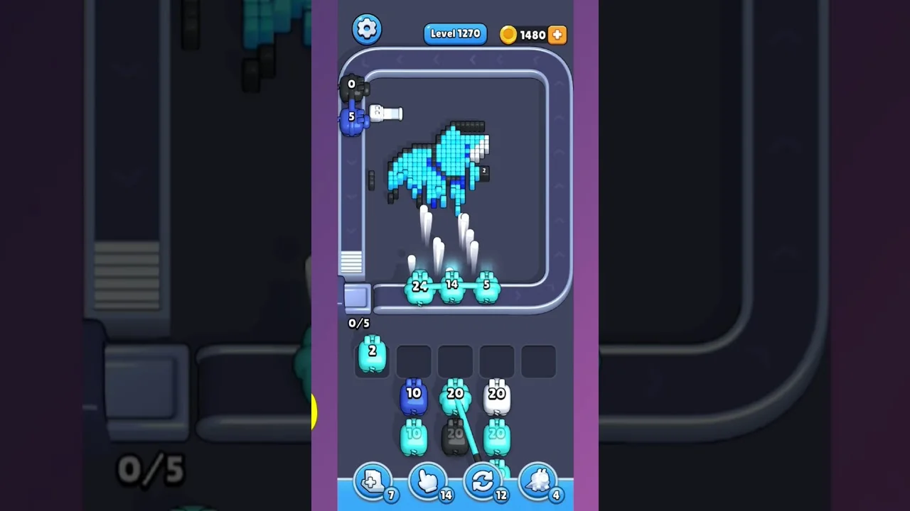Pixel Flow Level 1261 Solution - Complete Walkthrough Guide
