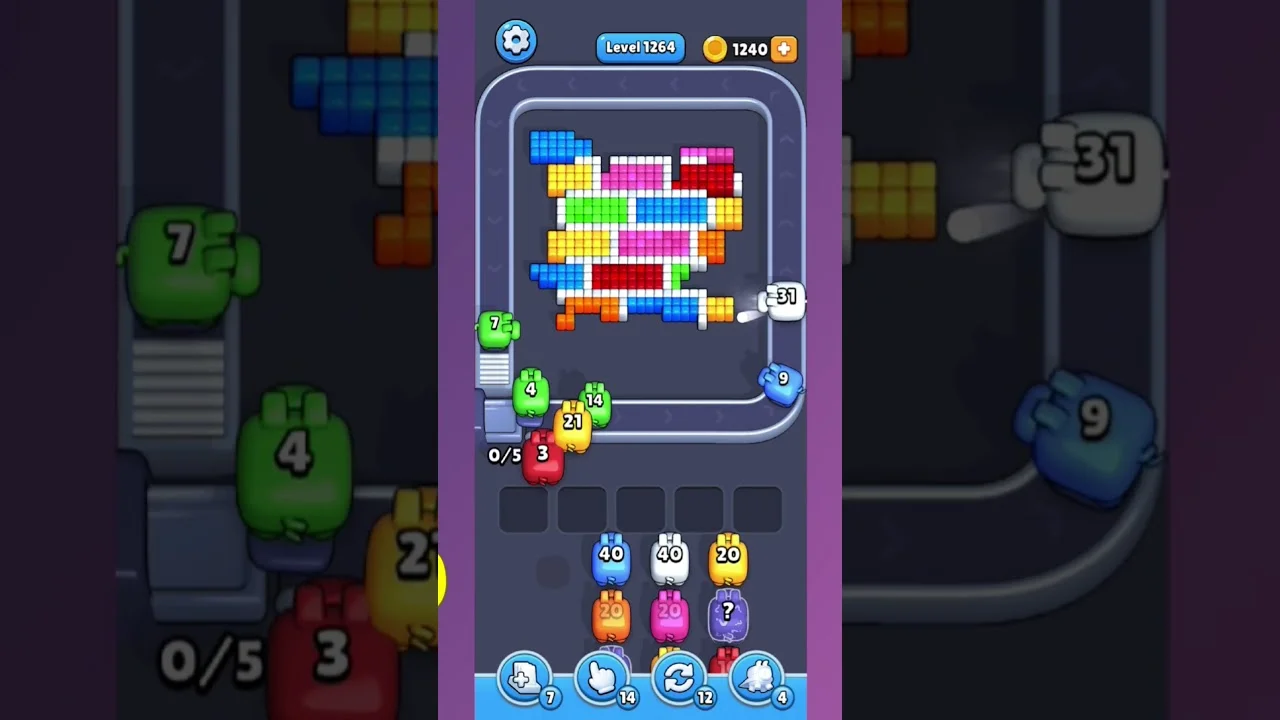 Pixel Flow Level 1267 Solution: Complete Walkthrough & Guide