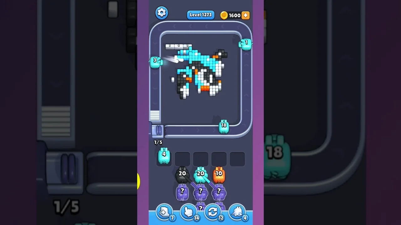 Pixel Flow Level 1273 Solution: Complete Walkthrough & Guide