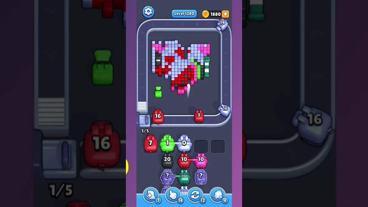 Pixel Flow Level 1280 Solution: Complete Walkthrough & Guide
