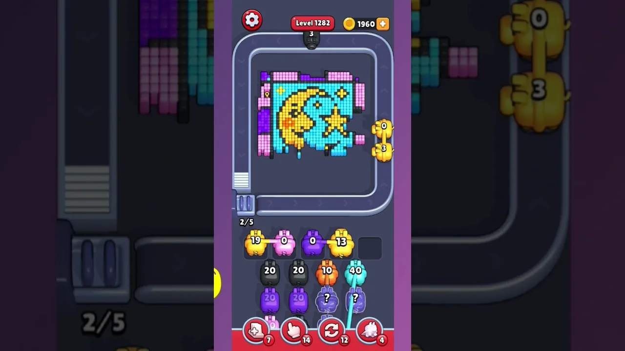 Pixel Flow Level 1282 Solution: Complete Walkthrough & Guide