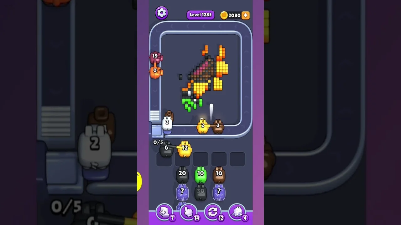 Pixel Flow Level 1284 Solution: Complete Walkthrough & Guide