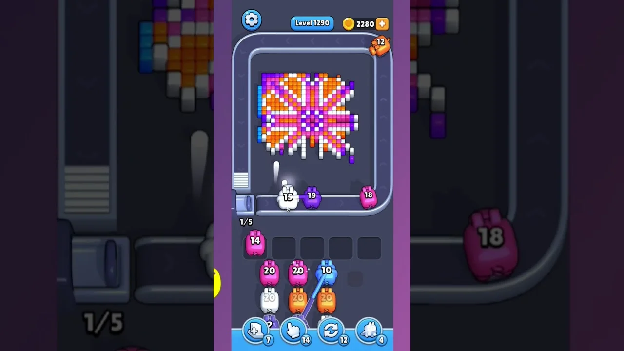Pixel Flow Level 1289 Solution: Complete Walkthrough & Guide