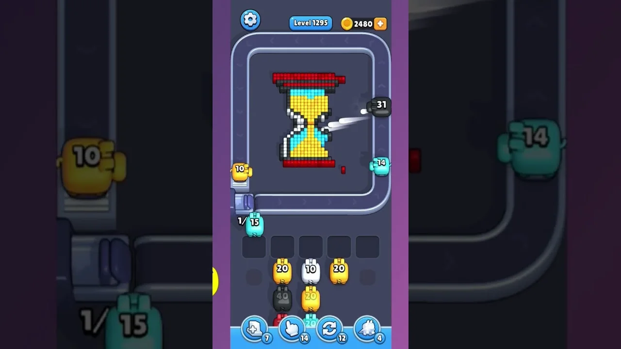 Pixel Flow Level 1295 Solution: Complete Walkthrough & Guide