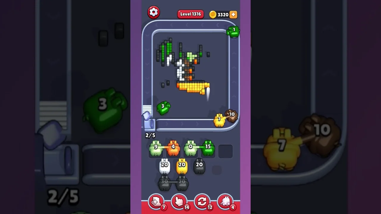 Pixel Flow Level 1316 Solution: Complete Walkthrough & Guide