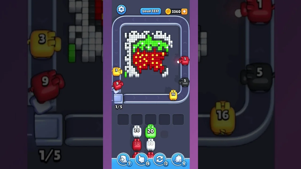 Pixel Flow Level 1317 Solution: Complete Walkthrough & Guide