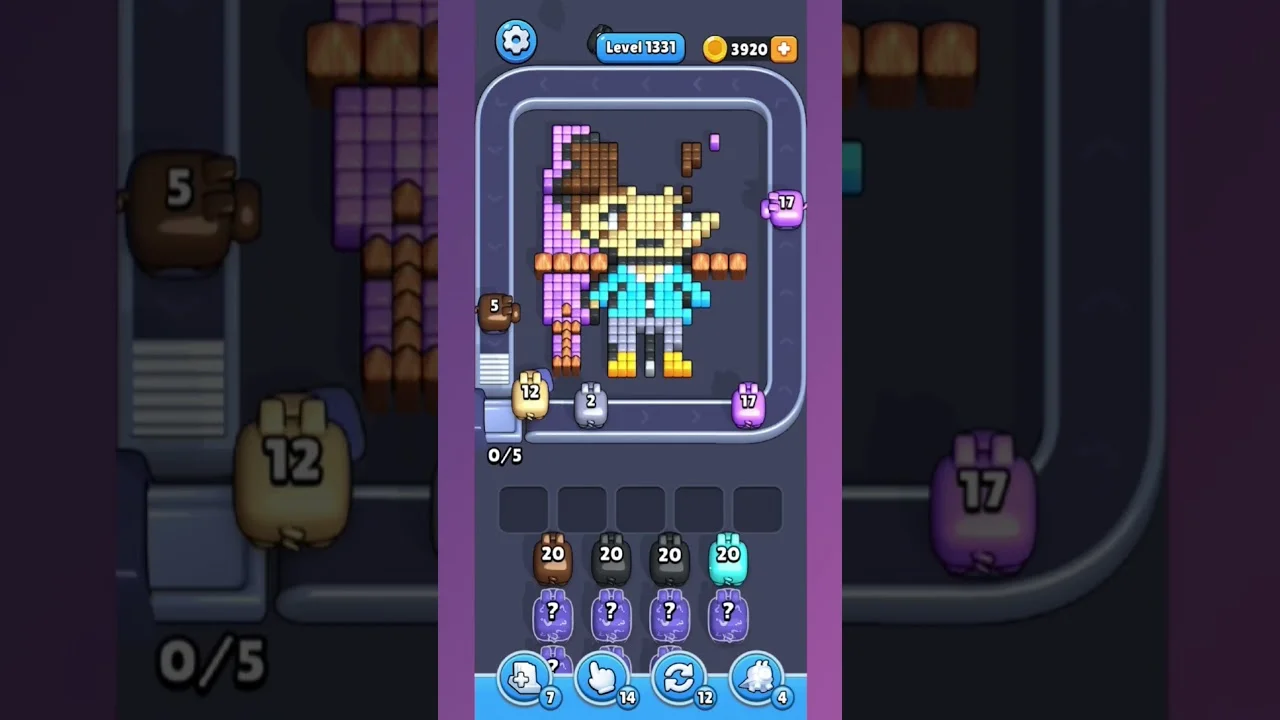 Pixel Flow Level 1331 Solution & Walkthrough Guide