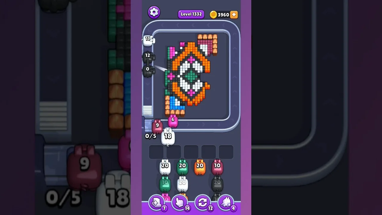 Pixel Flow Level 1332 Solution: Complete Walkthrough & Guide