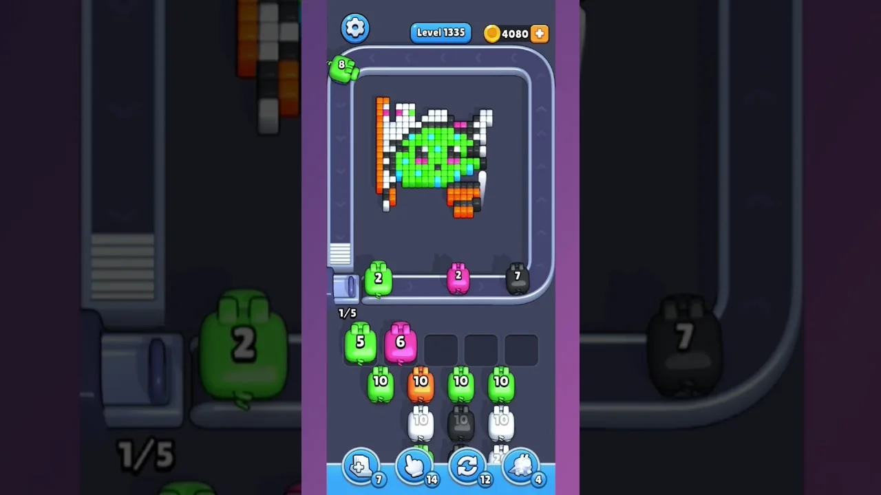 Pixel Flow Level 1335 Solution: Complete Walkthrough & Guide