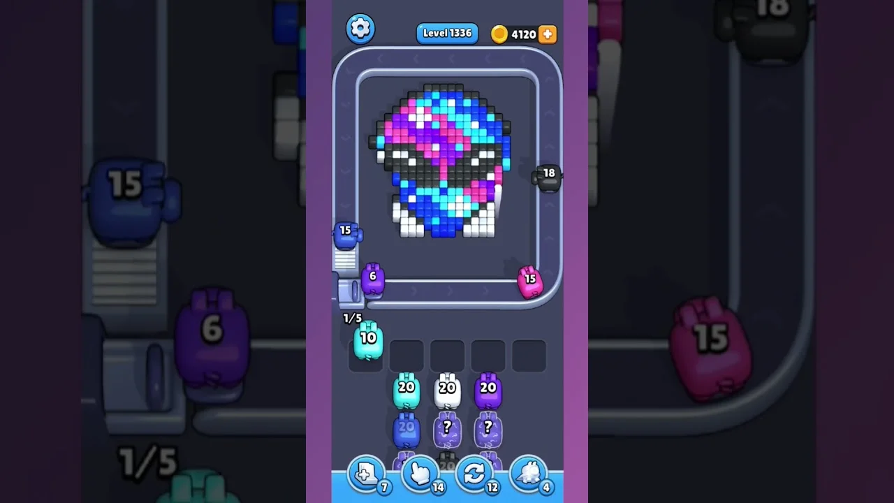 Pixel Flow Level 1336 Solution: Complete Walkthrough & Guide