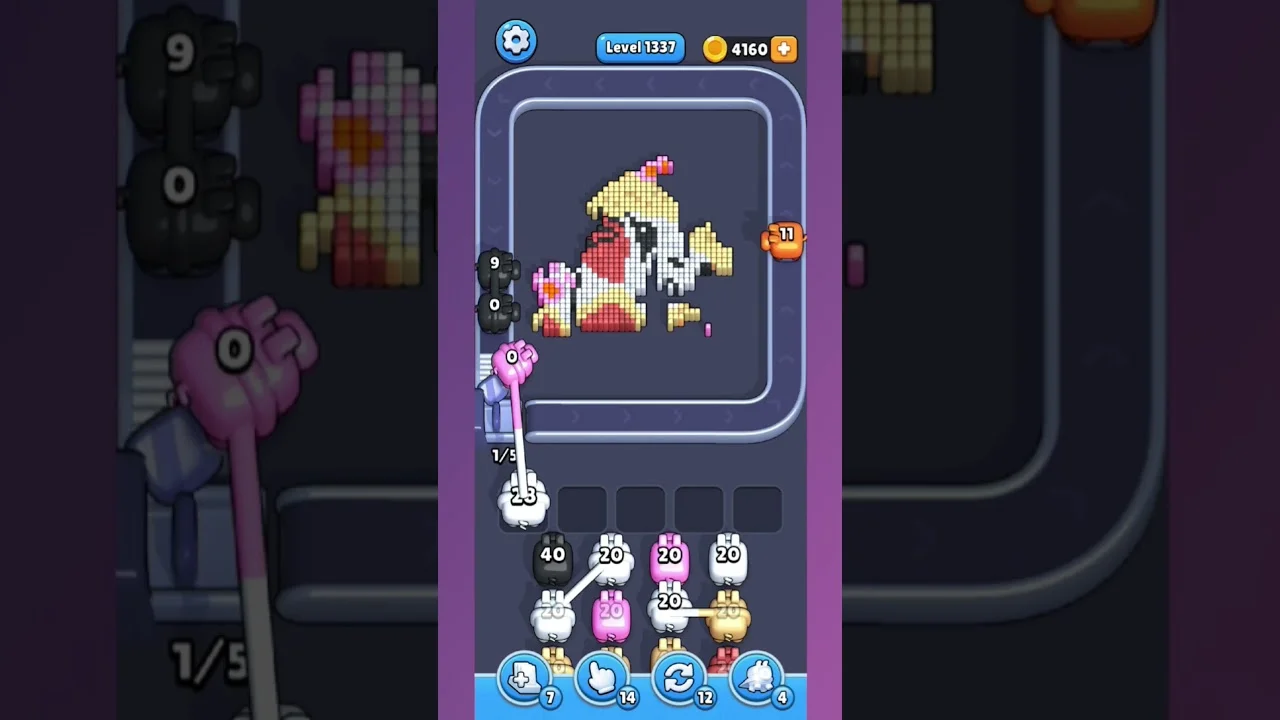 Pixel Flow Level 1337 Solution & Walkthrough Guide
