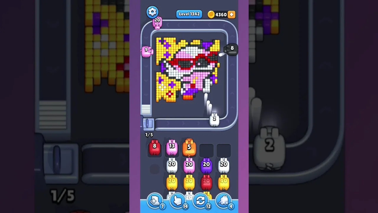 Pixel Flow Level 1342 Solution: Complete Walkthrough & Guide