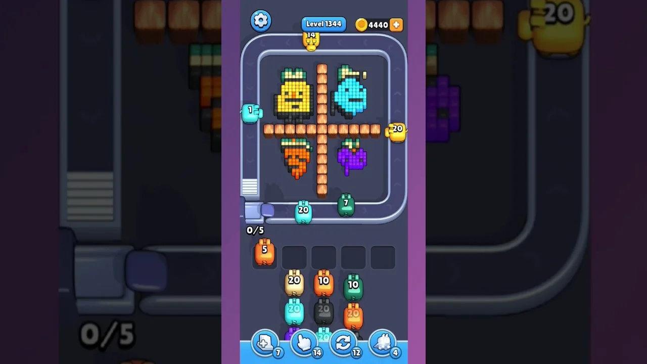 Pixel Flow Level 1344 Solution: Complete Walkthrough & Guide