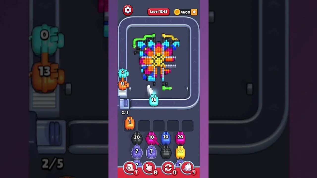Pixel Flow Level 1348 Solution: Complete Walkthrough & Guide