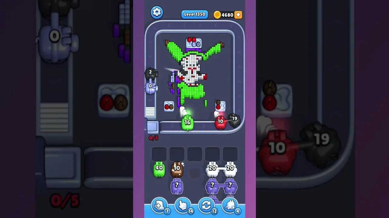 Pixel Flow Level 1350 Solution: Complete Walkthrough & Guide