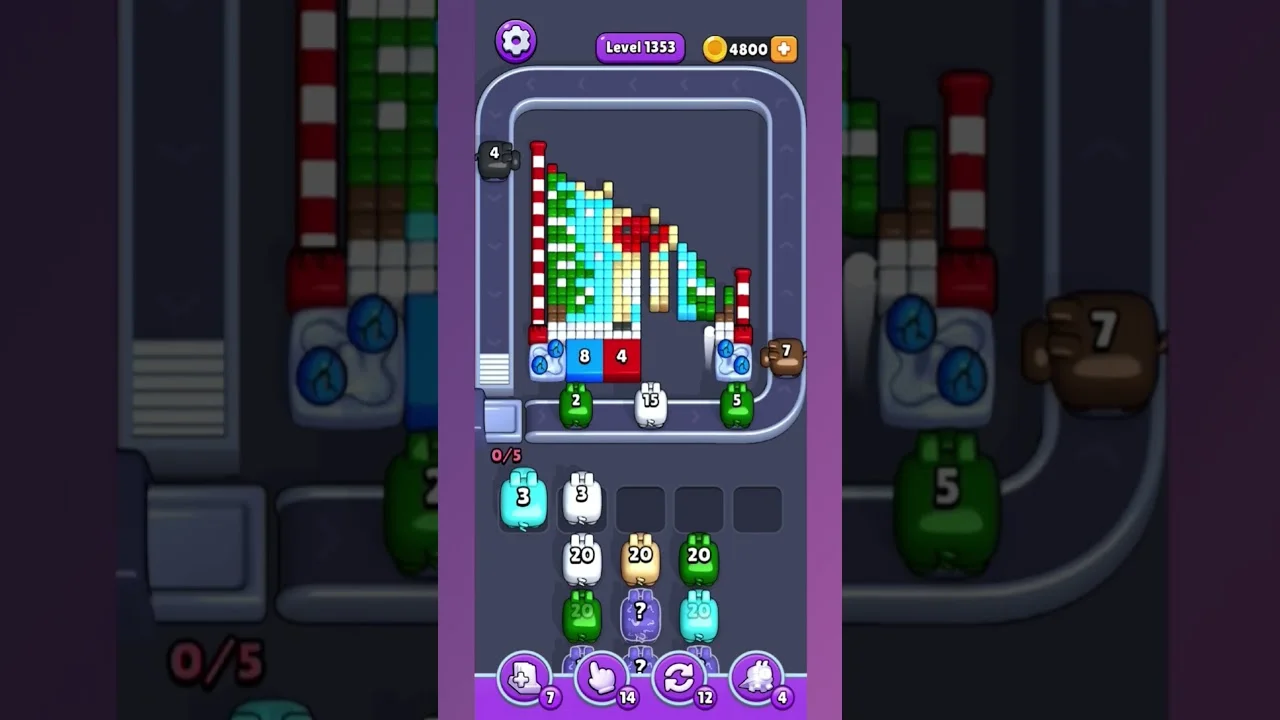 Pixel Flow Level 1353 Solution & Walkthrough Guide