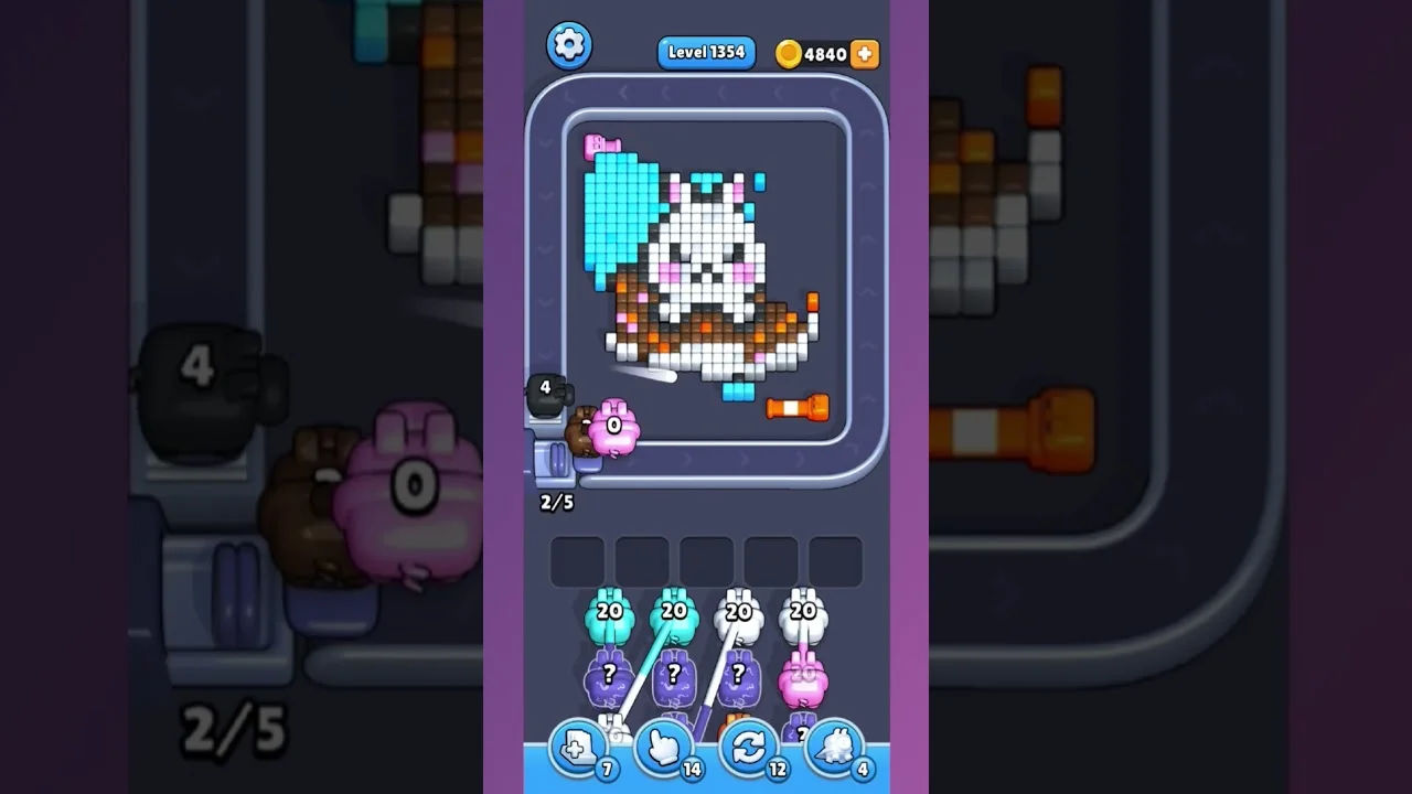 Pixel Flow Level 1354 Solution: Complete Walkthrough & Guide
