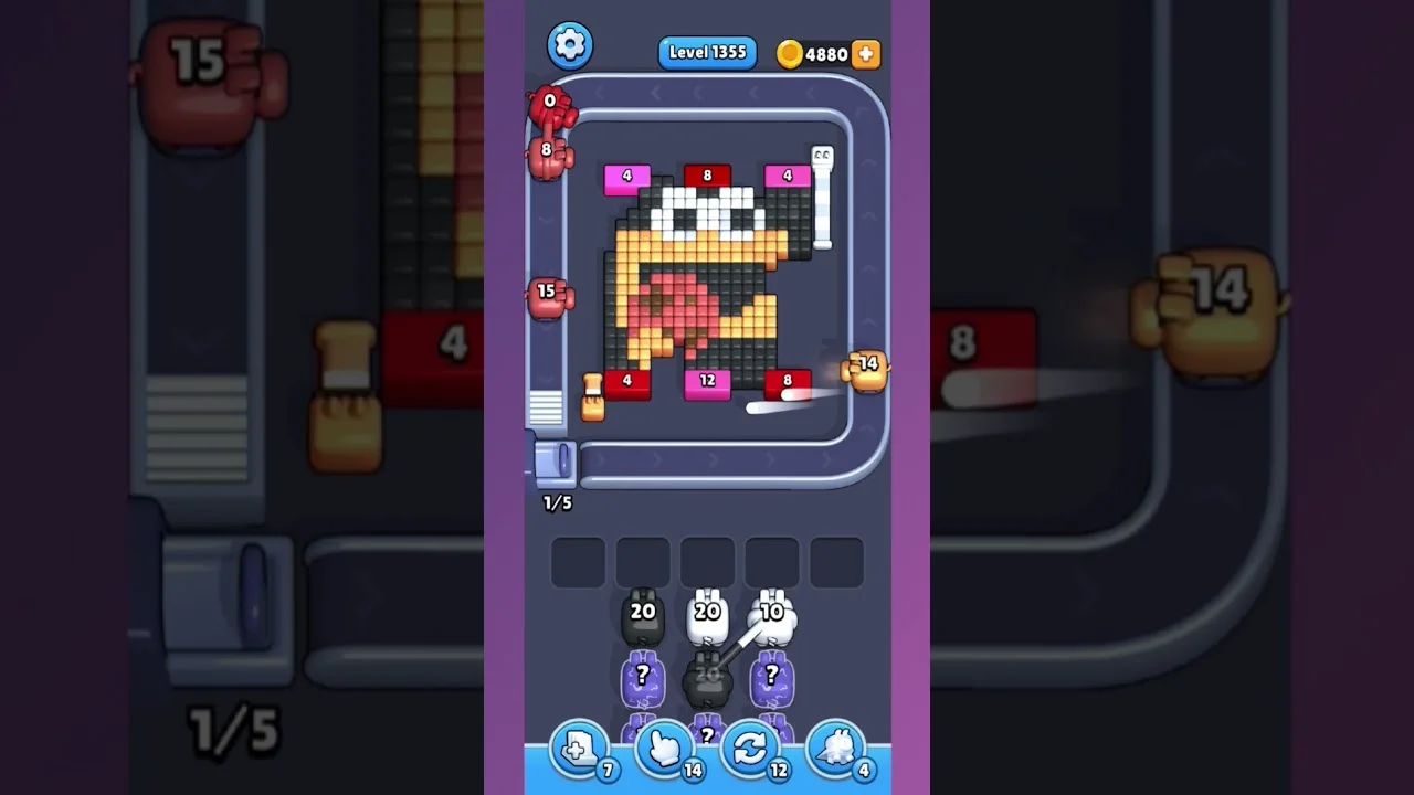 Pixel Flow Level 1355 Solution: Complete Walkthrough & Guide