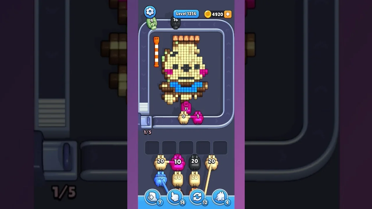 Pixel Flow Level 1356 Solution: Complete Walkthrough Guide