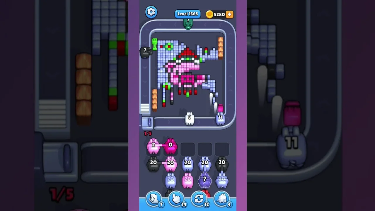 Pixel Flow Level 1365 Solution: Complete Walkthrough & Guide