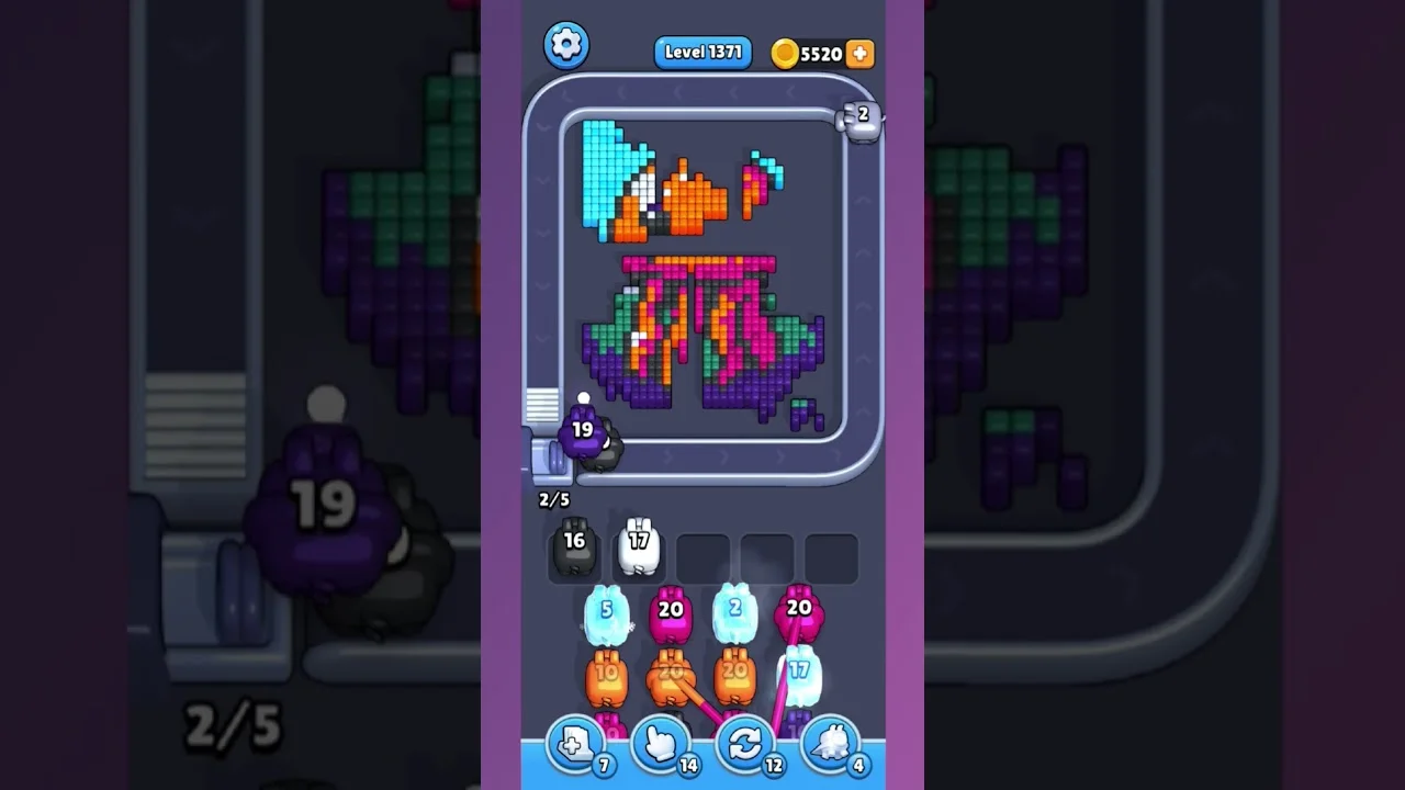 Pixel Flow Level 1371 Solution: Complete Walkthrough & Guide